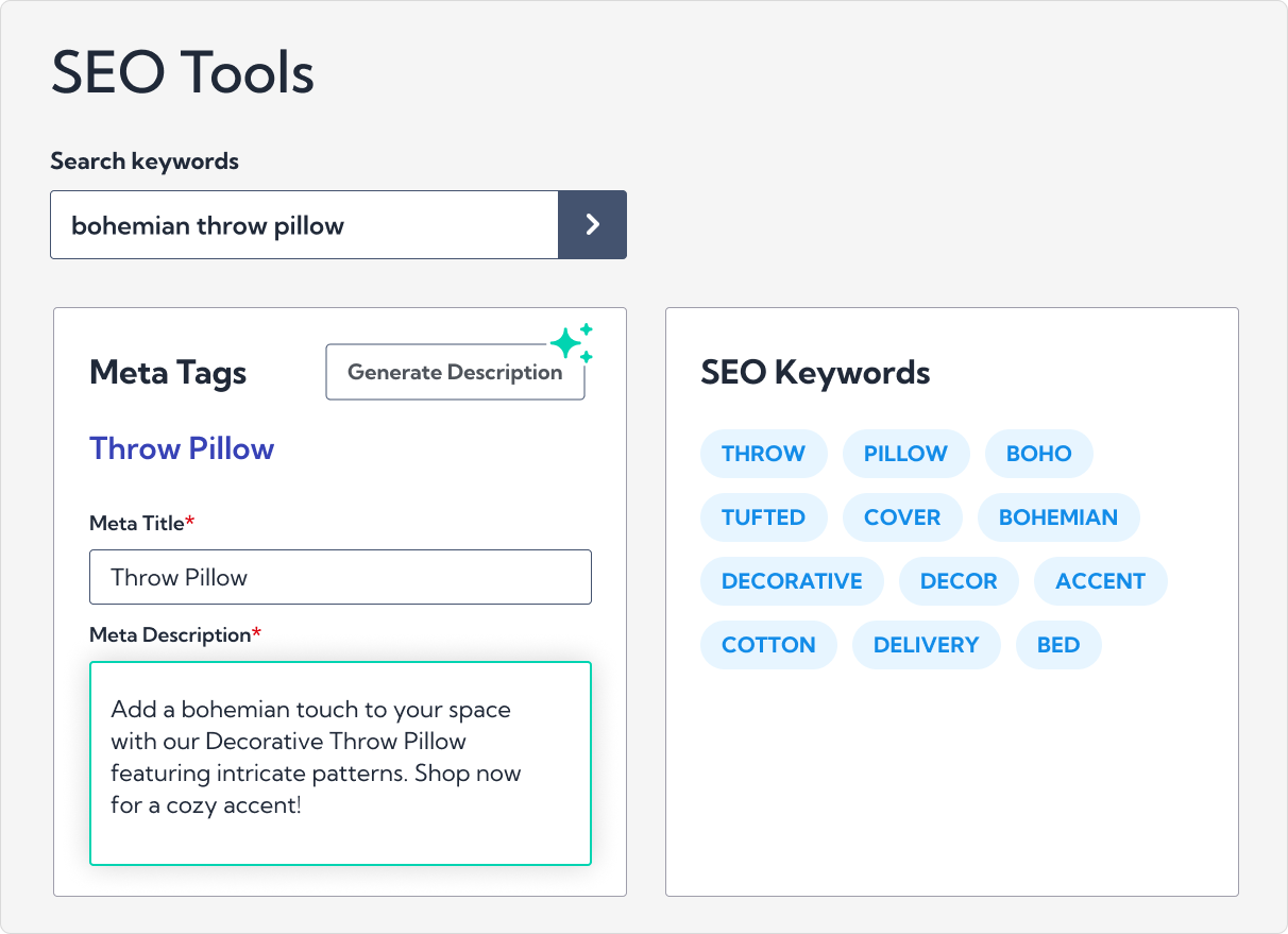product description generator