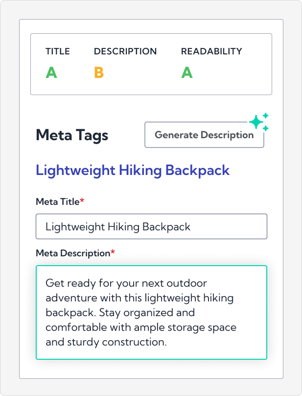 seo product description