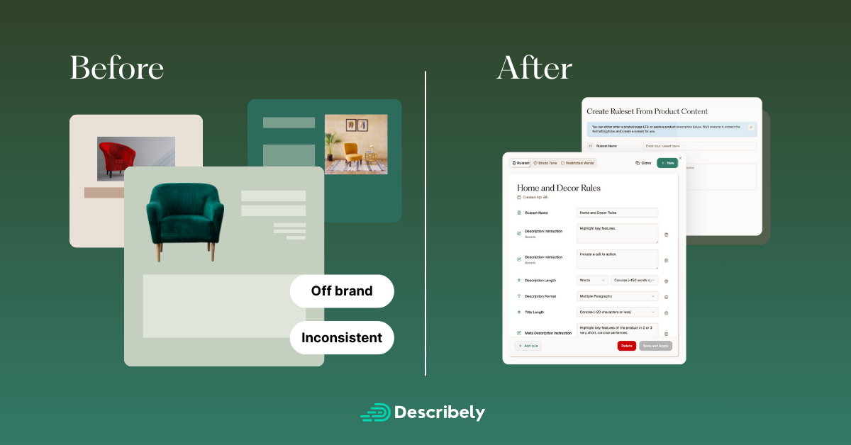 The importance of making sure your product descriptions are on brand